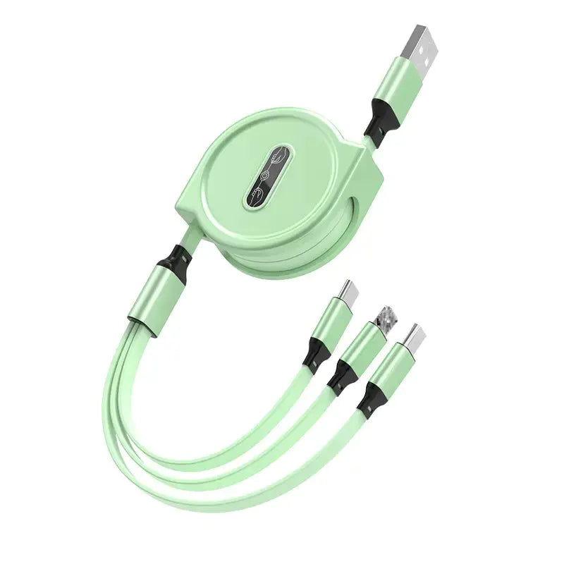 3-in-1 Retractable Fast Charging Cables for Devices