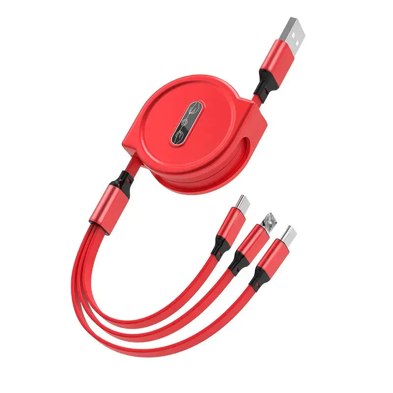 3-in-1 Retractable Fast Charging Cables for Devices