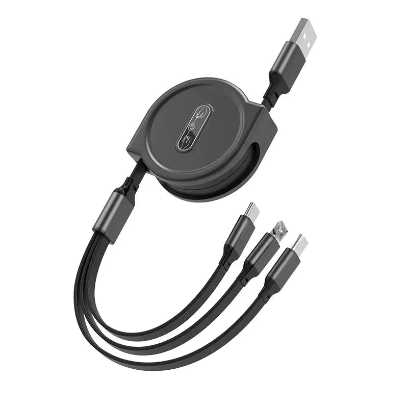 3-in-1 Retractable Fast Charging Cables for Devices