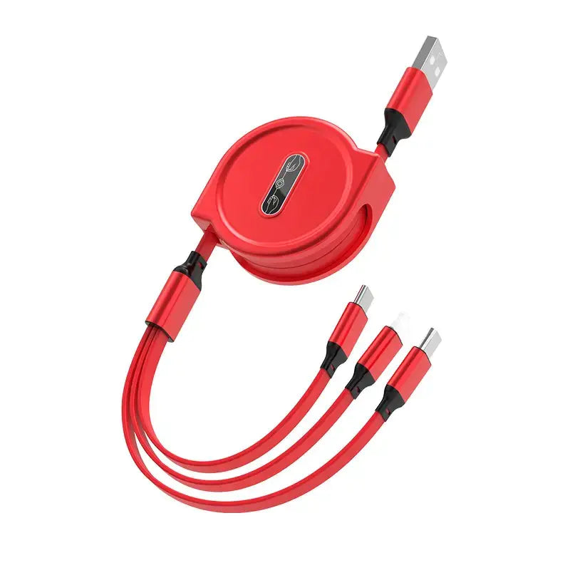 3-in-1 Retractable Fast Charging Cables for Devices